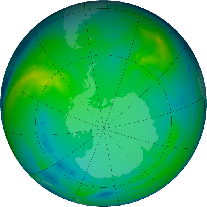 Ozone Map 2002-07-20